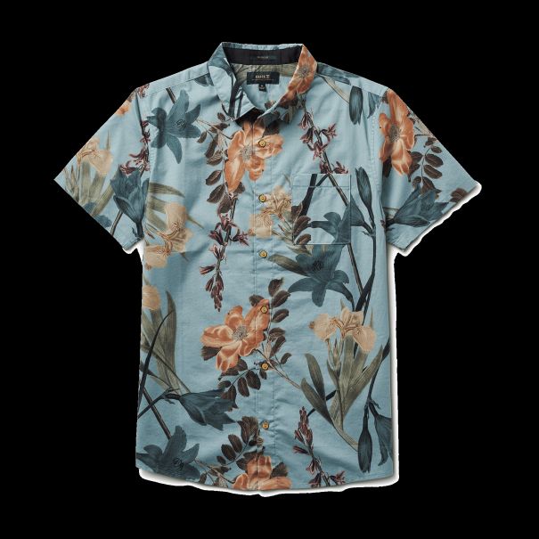 Dusty Blue Far East Flora Shirts Coupon Journey Shirt Men