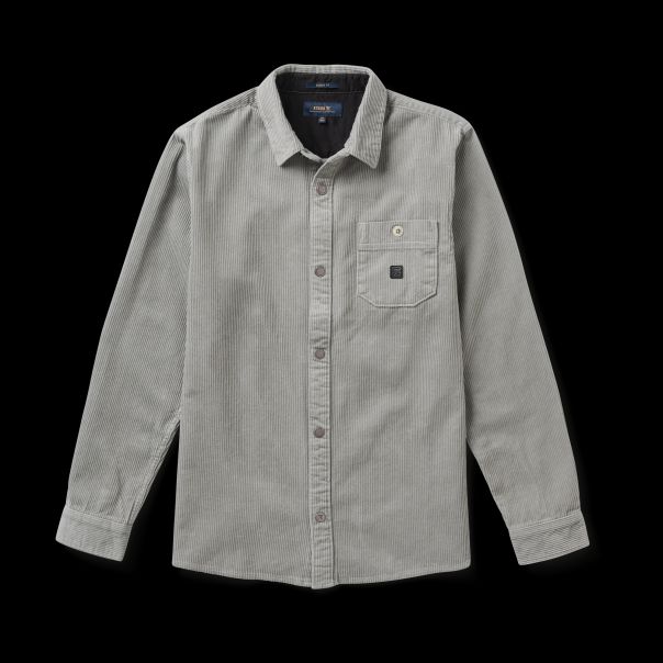 Shirts Nordsman Corduroy Long Sleeve Shirt Men Deal Grey