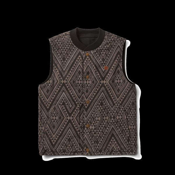 Robust Manawa Tapu Black Jackets & Vests Milford Reversible Vest Men