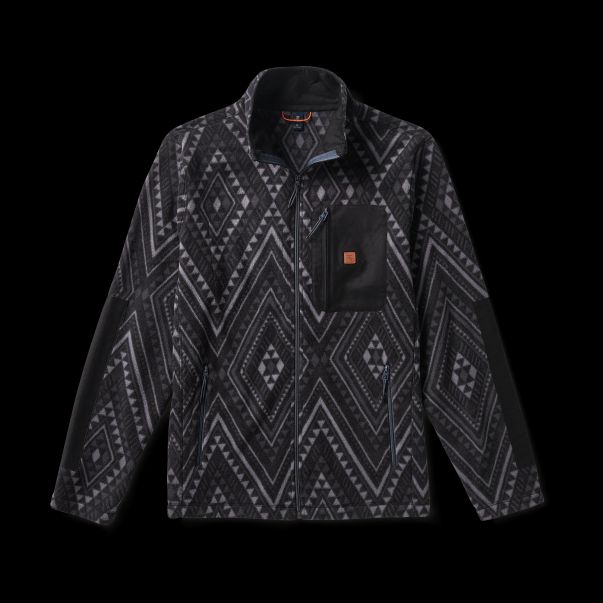 Sweatshirts & Hoodies Manawa Tapu Black Print 2024 Landfall Fleece Men