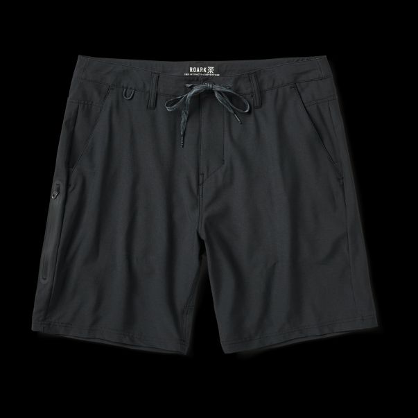 Black Efficient Shorts Explorer 2.0 Hybrid Shorts 19