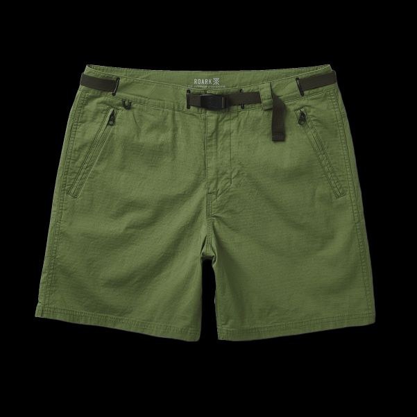 Streamlined Jungle Green Men Shorts Campover Shorts 17