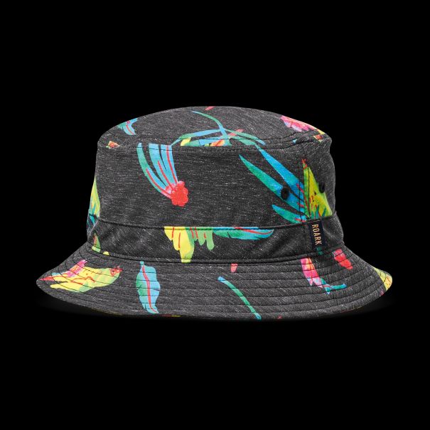 Hats Macaw Bucket Hat Black Efficient Men