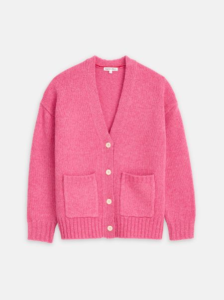 Sweaters Superior Alex Mill Emma Cardigan In Lambswool Women Pink