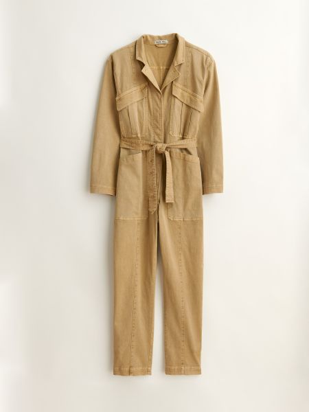 Rapid Expedition Jumpsuit In Washed Twill Jumpsuits Alex Mill Vintage Khaki Women