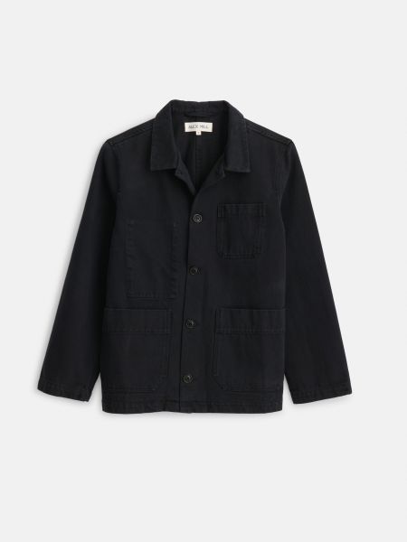 Women Store Britt Work Jacket In Recycled Denim Alex Mill Jackets & Outerwear Washed Black
