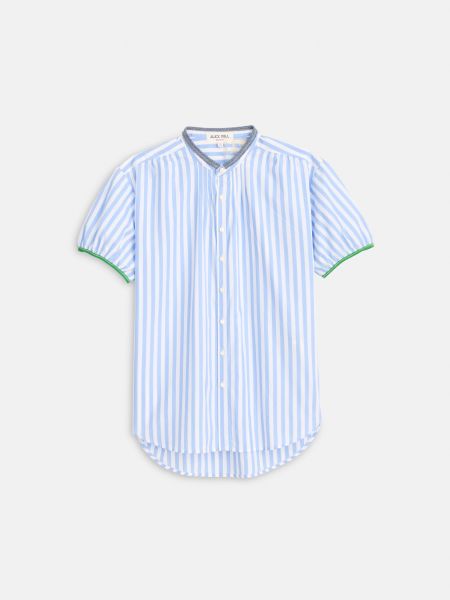 Rework Kit Shirt In Bold Stripe Pale Blue/White Women Alex Mill Shirts & Tops Effective