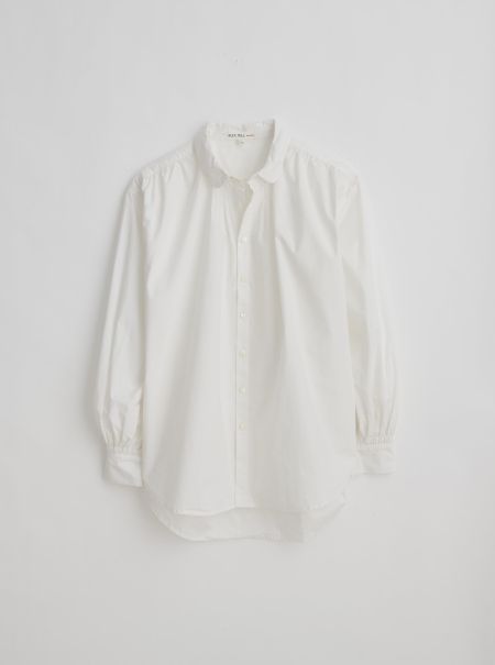 White Kit Shirt In Paper Poplin Women Comfortable Shirts & Tops Alex Mill