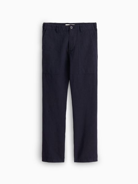 Neil Utility Straight Leg Pant Outstanding Alex Mill Women Pants Washed Navy