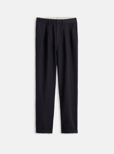 Alex Mill Double Pleat Pant In Twill Elevate Women Pants Washed Black