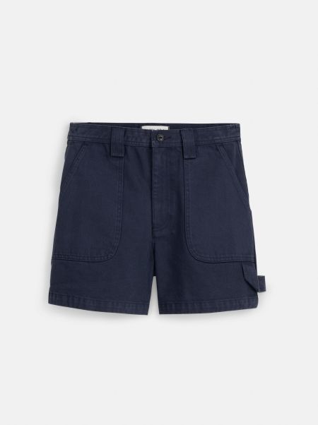 Shorts Women Alex Mill Phoebe Shorts In Recycled Denim Durable Navy