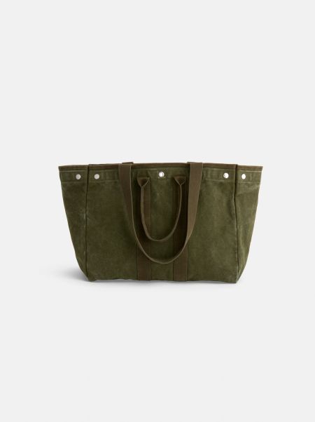 Women The Perfect Weekend Tote Elegant Alex Mill Accessories Military Olive