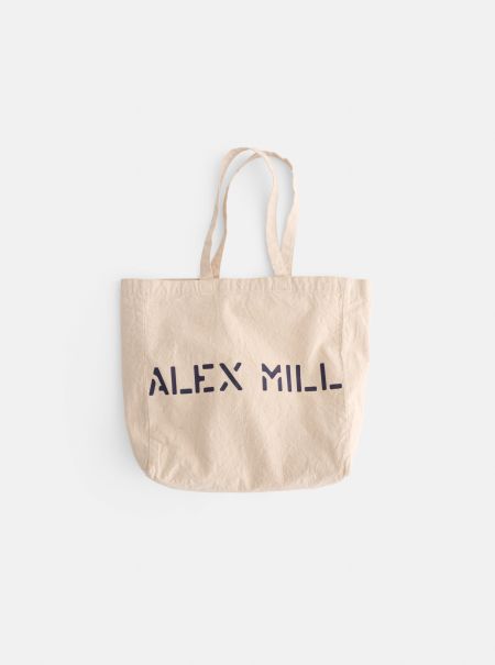 Accessories Women Reliable Garment Dyed Alex Mill Tote Natural