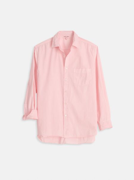 Men Botanical Dyed Easy Shirt Light Rose Classic Shirts Alex Mill