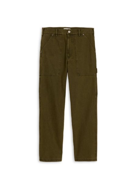 Alex Mill Sustainable Painter Pant In Recycled Denim Men Military Olive Pants