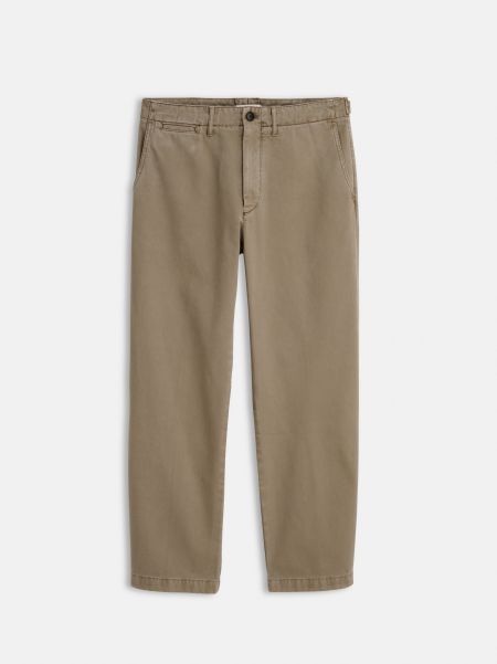 Straight Leg Pant In Vintage Washed Chino Pants Alex Mill Vintage Olive Men Sumptuous