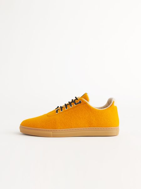 Baabuk For Alex Mill Wool Sneakers Marigold Shoes Men Resilient